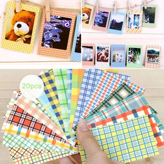 20Pcs Polaroid Films Photo Sticker For FujiFilm Instax Mini-