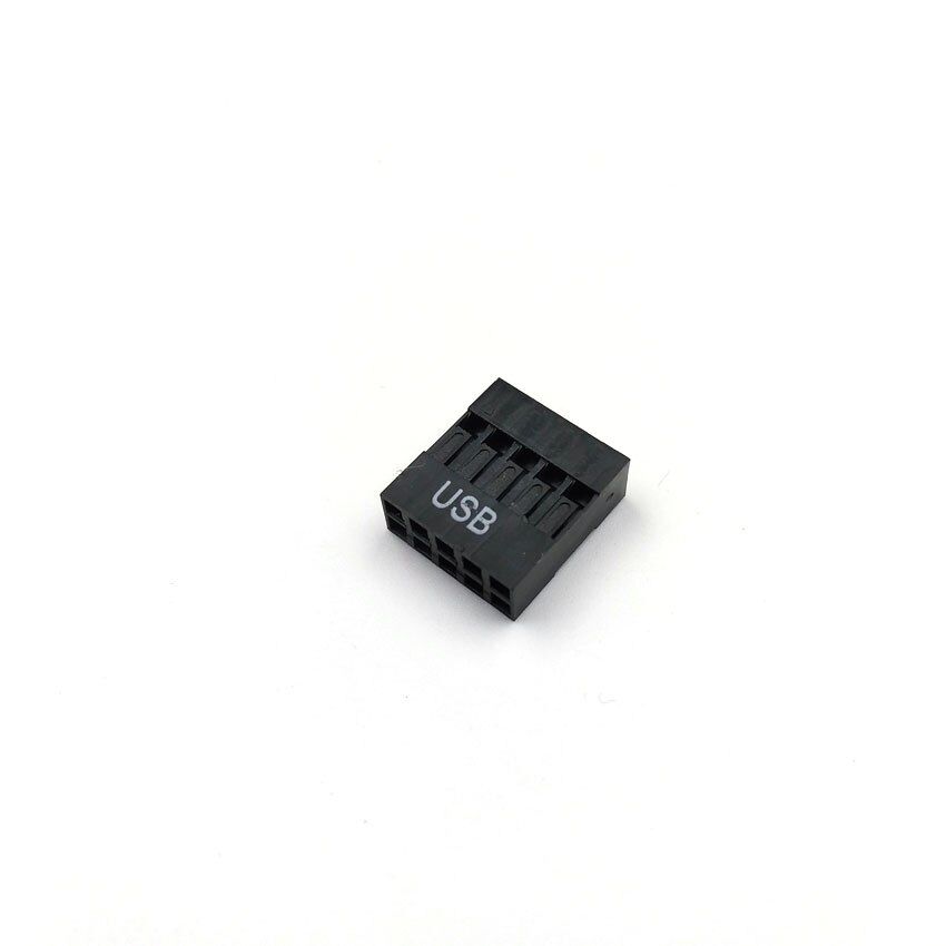 2.54mm Pitch Spacing Motherboard USB Or HD AUDIO Female 2 X