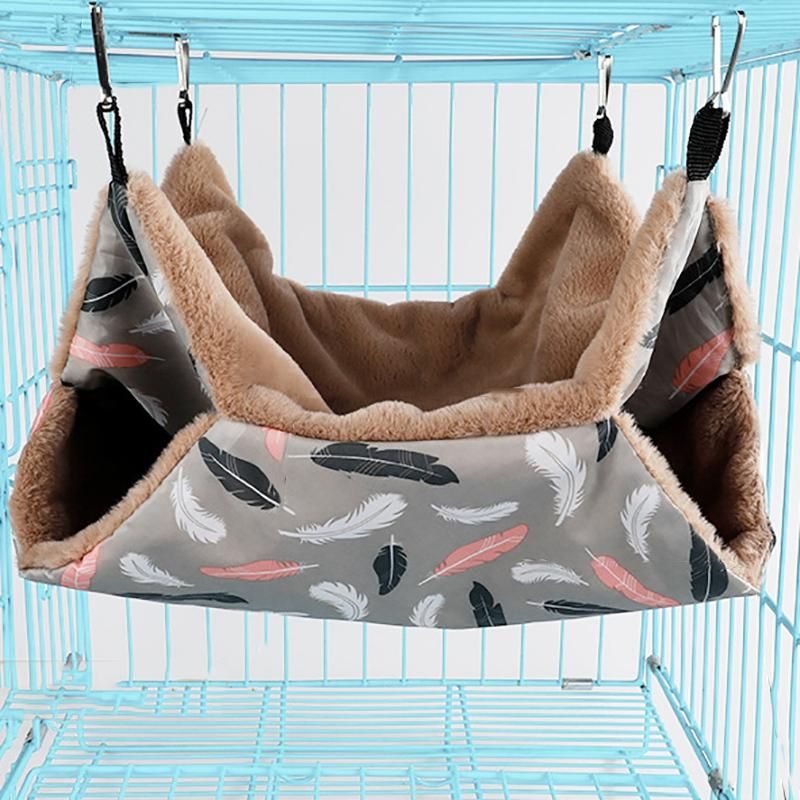 Warm Hamster Hammock Hanging Bed House Winter Small