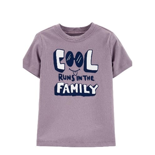 Boys Cool Runs In The Family Graphic Tshirt
