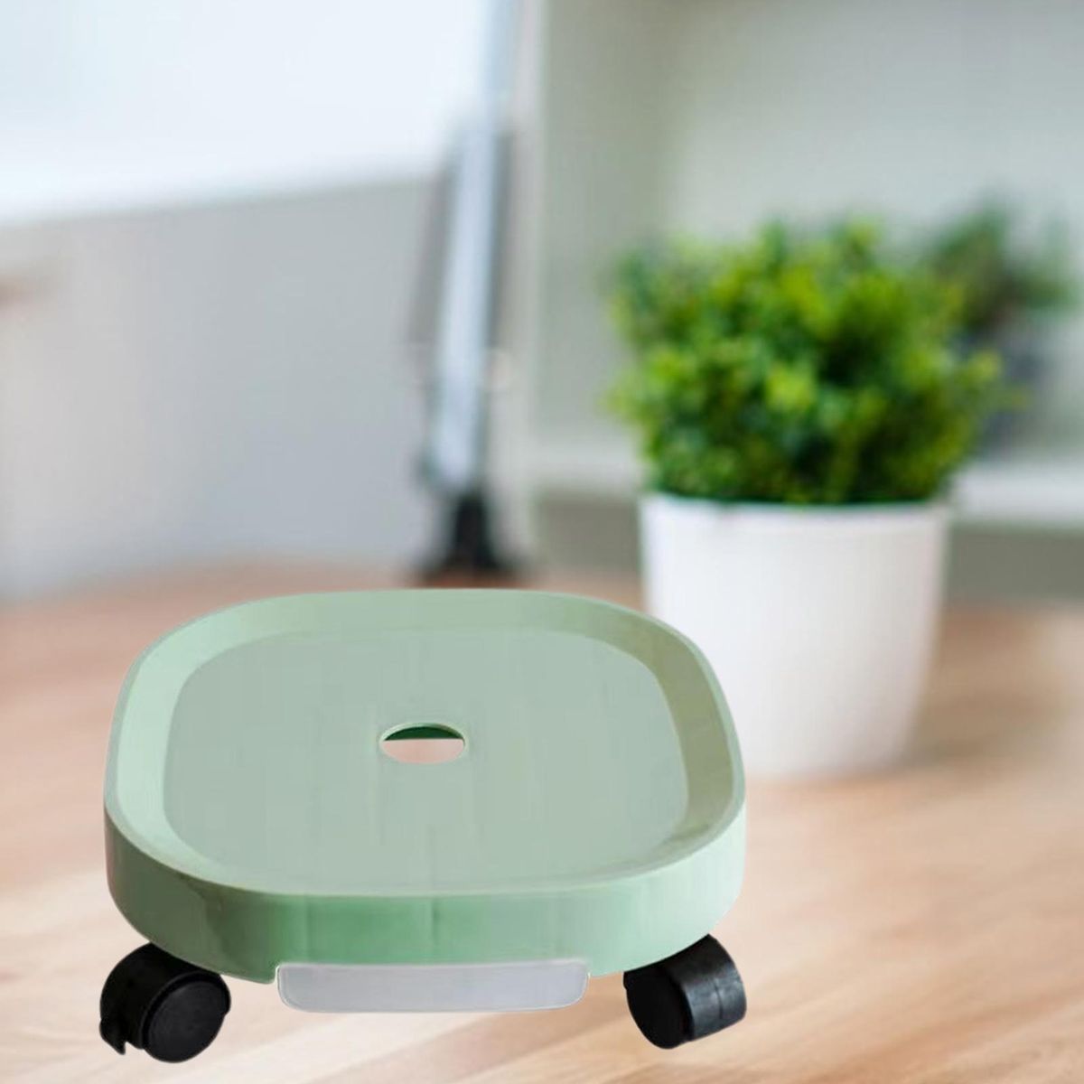 Plant Saucer Easy to Install Plant Tray Grass  Green