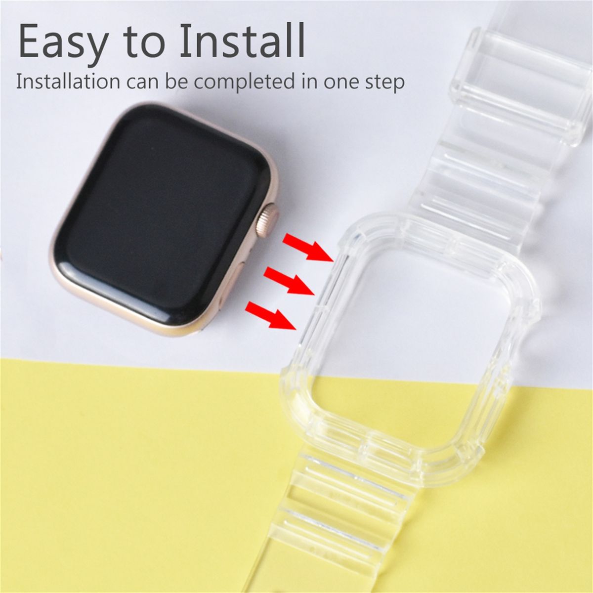 Band Transparent For W37 DT100 I7 HW12 HW16 HW22 Plus Pro Max T500 X6 X7 X8 IWO 13 14 M26 M36 Smartwatch Series 6 7
