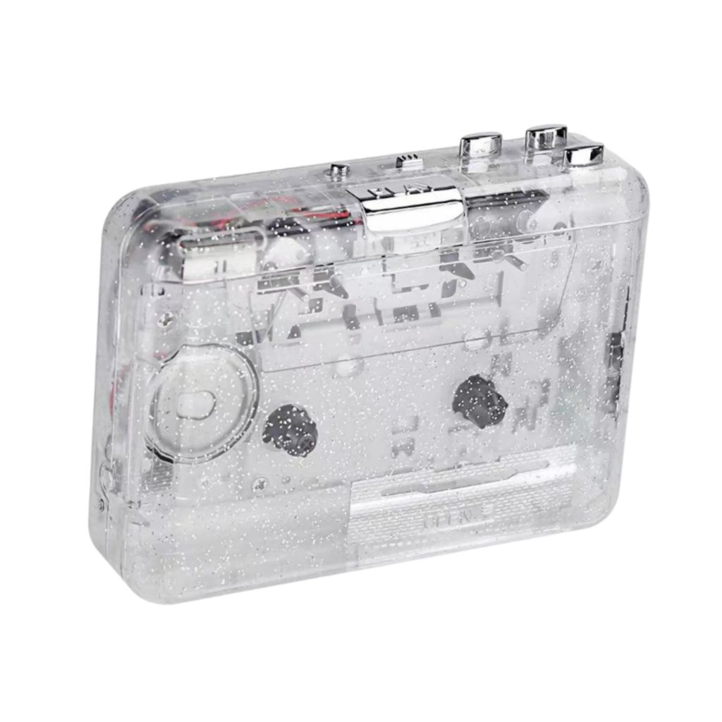 Transparent Cassette Player For Entertainment