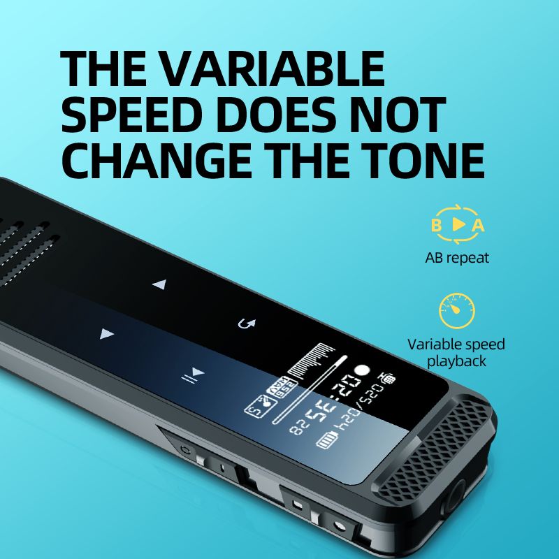 128GB Pen Digital Voice Recorder With Screen Speaker 8GB/32GB/64GB Activated Dictaphone Audio