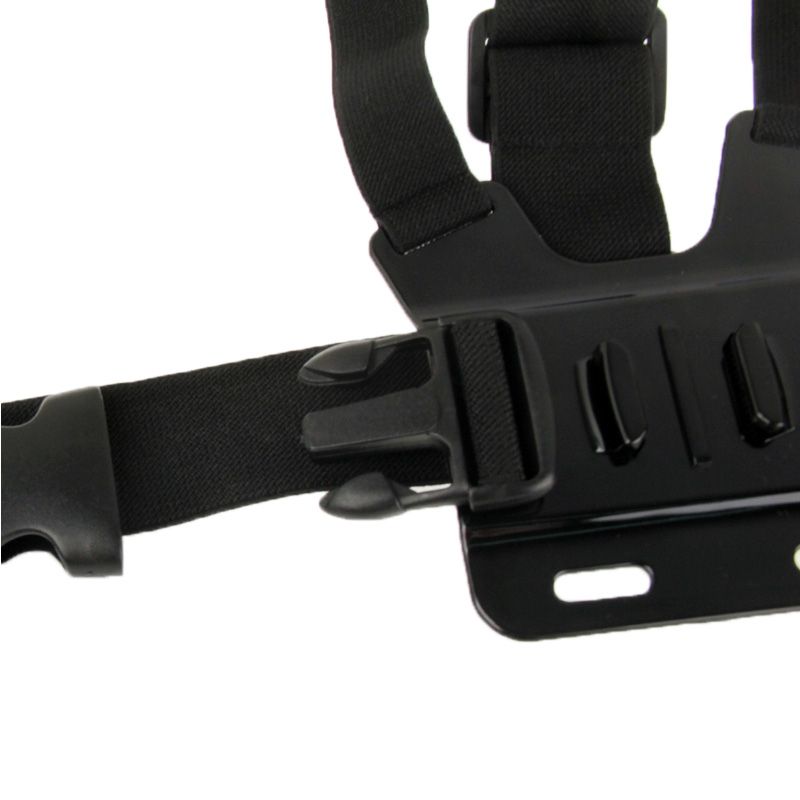 Front Chest Elastic Belt Shoulder Strap For GoPro-Black