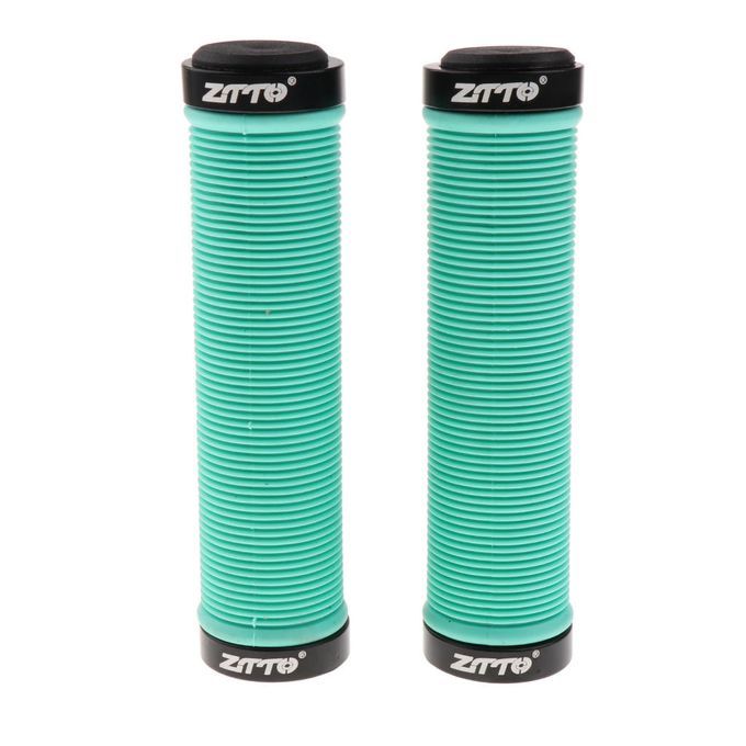 MTB Bike Handlebar Grips Silicone  Lock On Anti Slip Bicycle Green