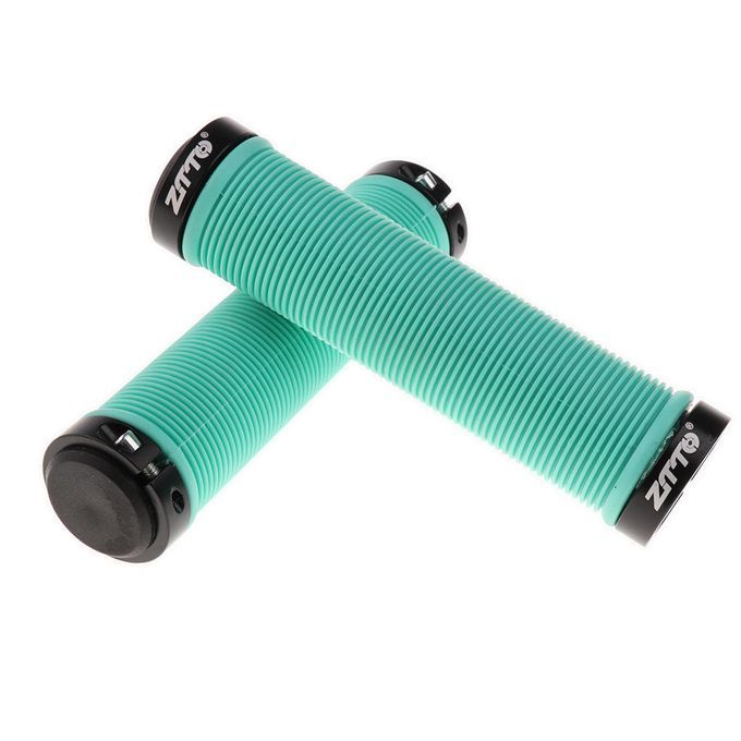 MTB Bike Handlebar Grips Silicone  Lock On Anti Slip Bicycle Green