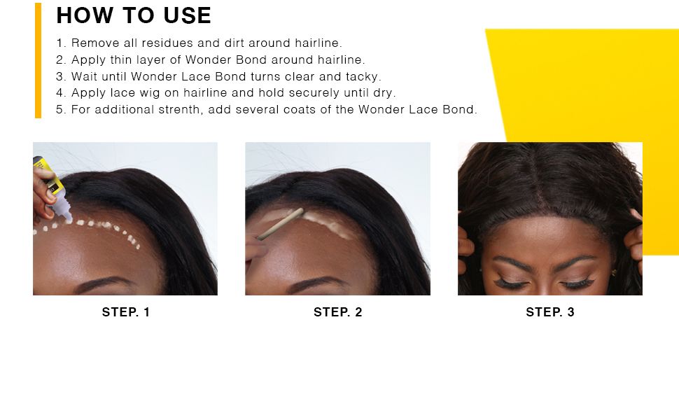 HAIR BY ENI Lace Glue; Extreme Hold & Water Resistant 1.3oz