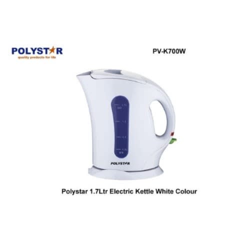 Electric Kettel - White - 1000W - 1.7L