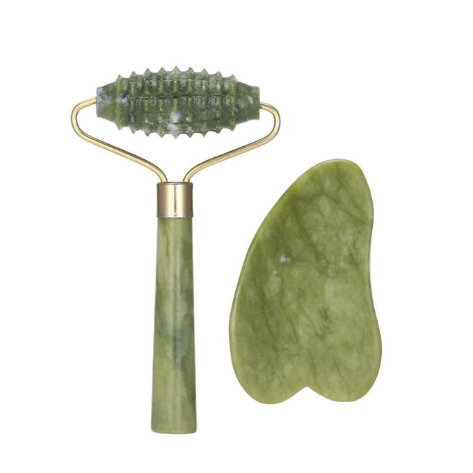 Jade Roller & Gua Sha Scraping Massage Tools For Facial