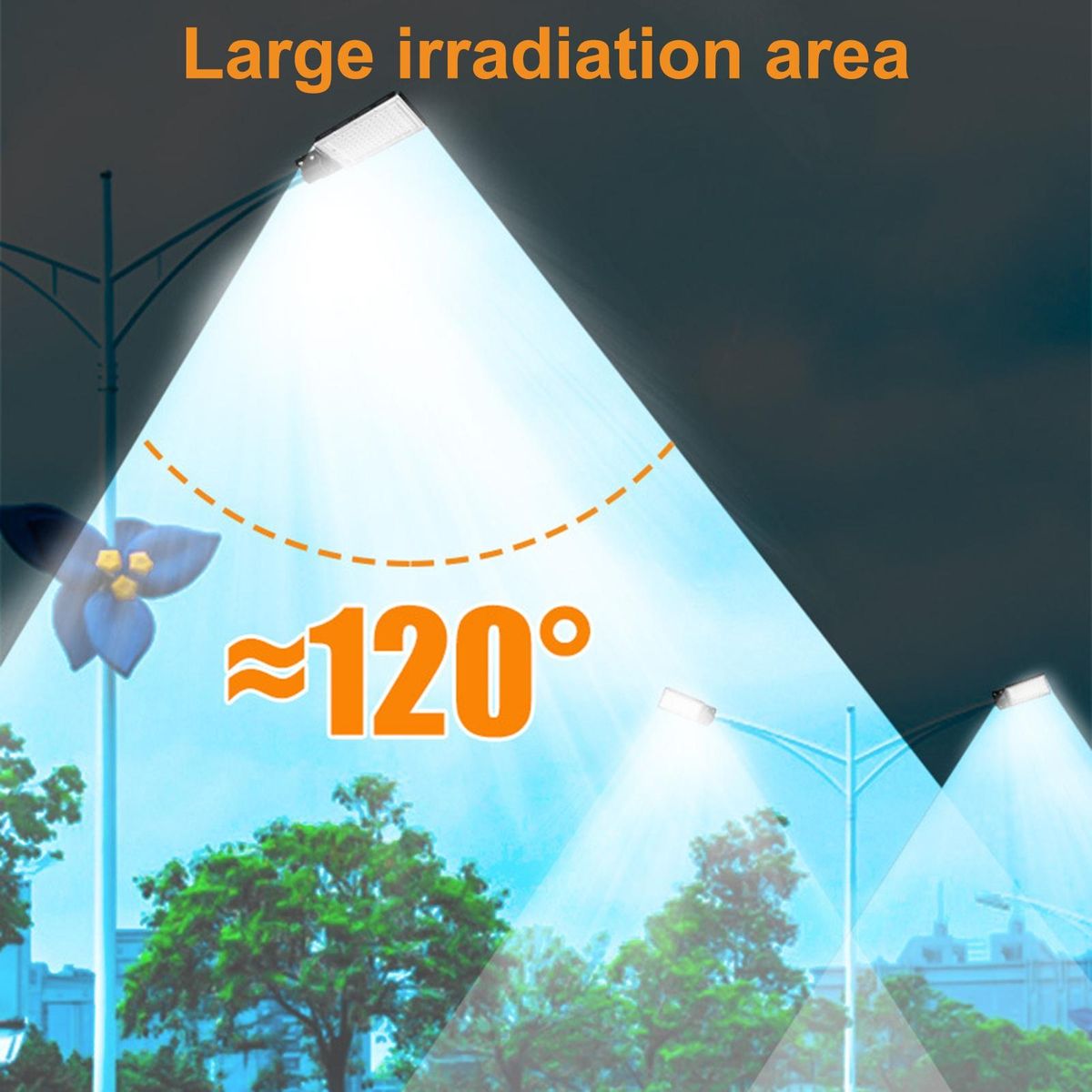 1 Set Highway Lamp Low-Power Consumption LED Street Lamp Kit 50w