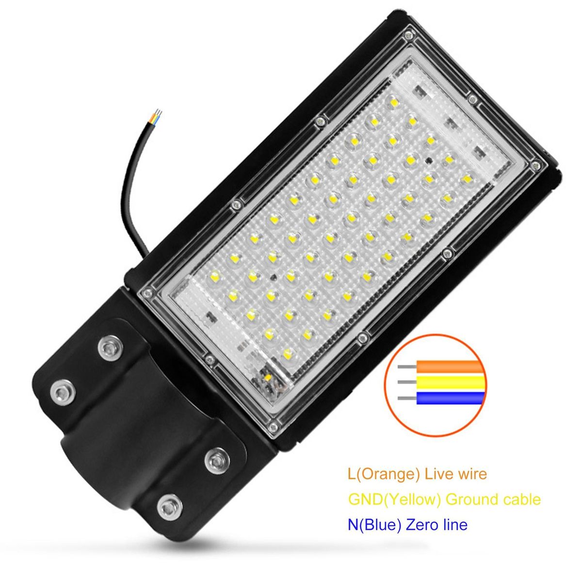 1 Set Highway Lamp Low-Power Consumption LED Street Lamp Kit 50w