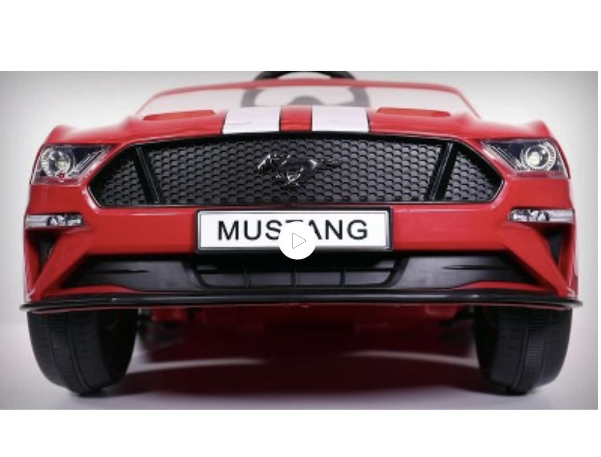 6V Ford Mustang Powered Ride-On - Red