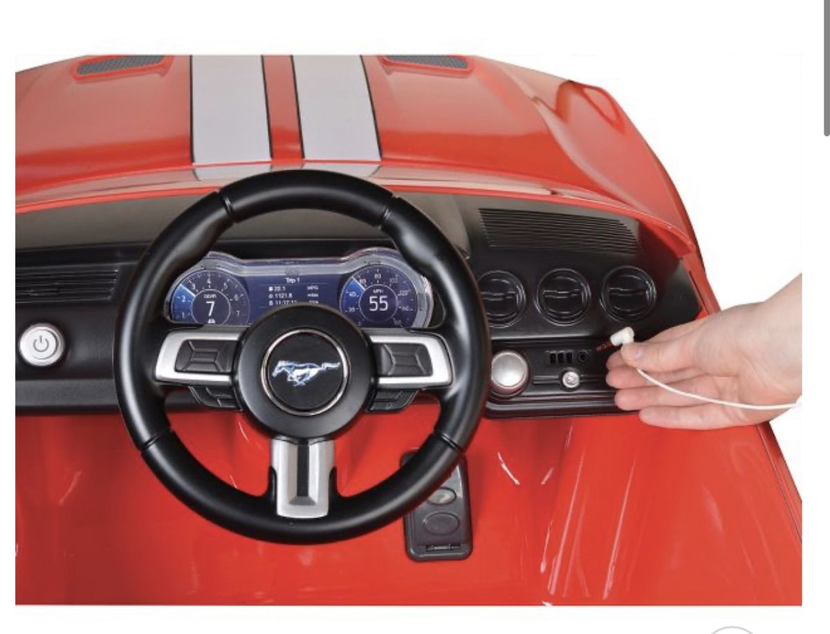 6V Ford Mustang Powered Ride-On - Red