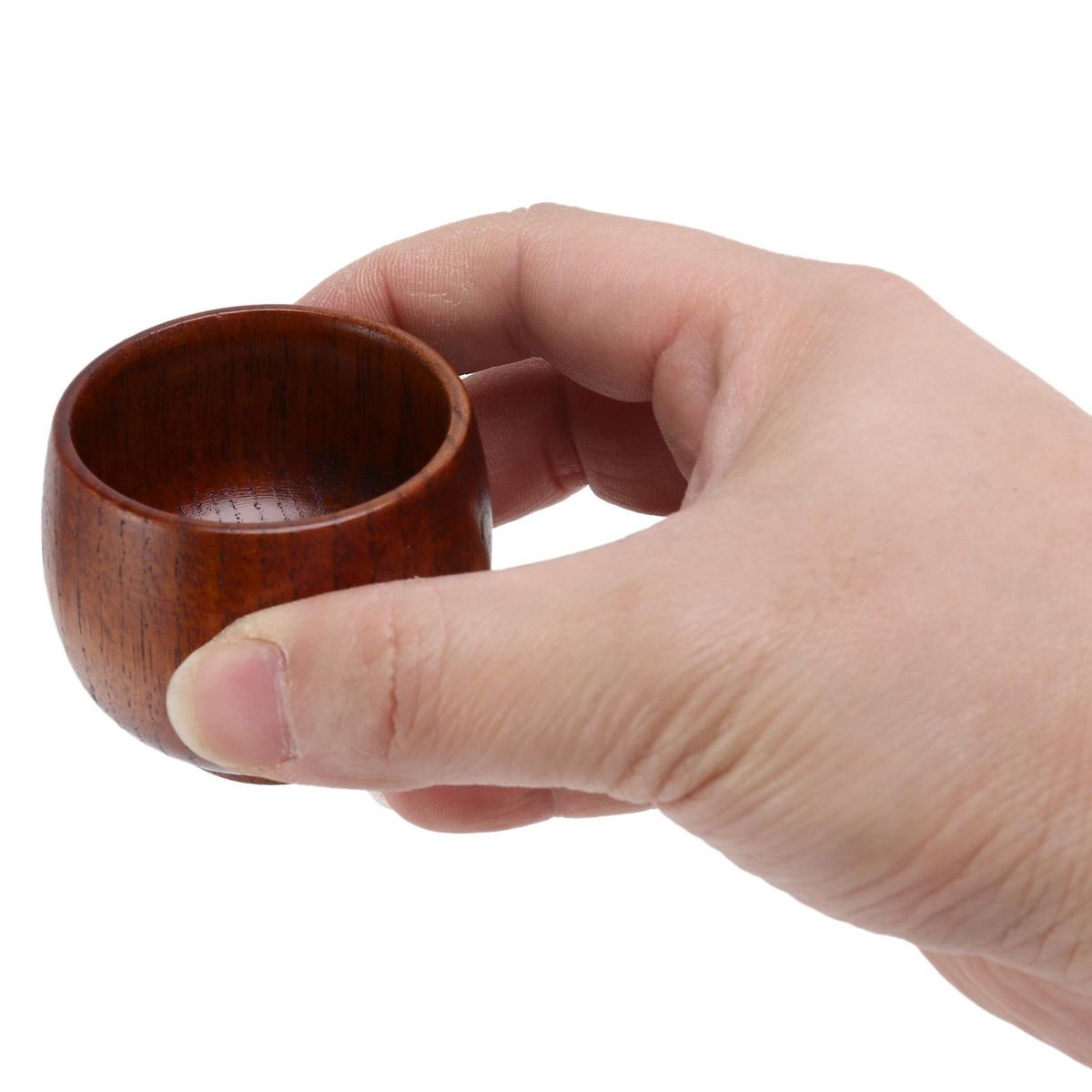 5pcs creative tea set small wooden cup small cup green wooden cup with natural wood wine cup wooden tea drinking cup