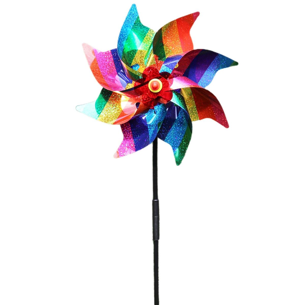 Bird Repellent Windmills Colorful Reflective Windmill Set for Farmland