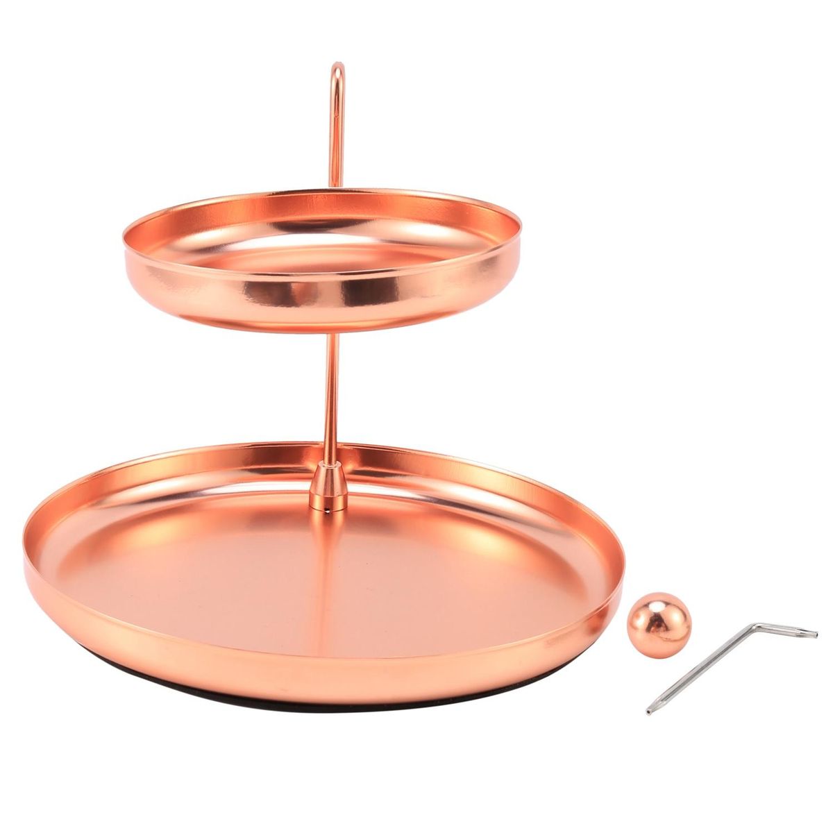 Double Layer Storage Tray,Jewelry Storage Organizer Dessert