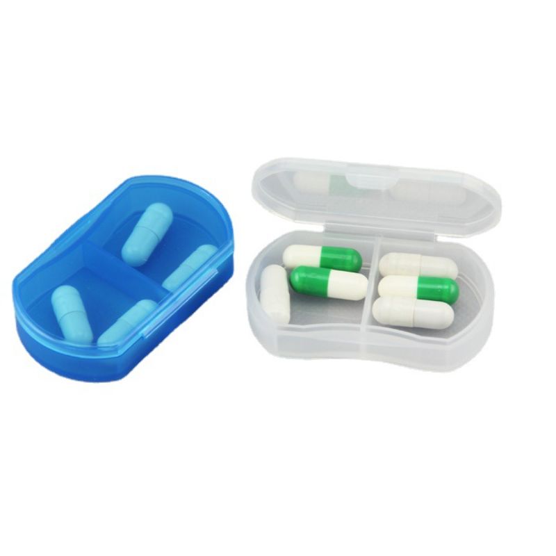 Portable Mini Pill Box Pills Medicine Drugs Case Box Secret Pill Container Tool Pastilleros De Medicinas Pastilleros Blue