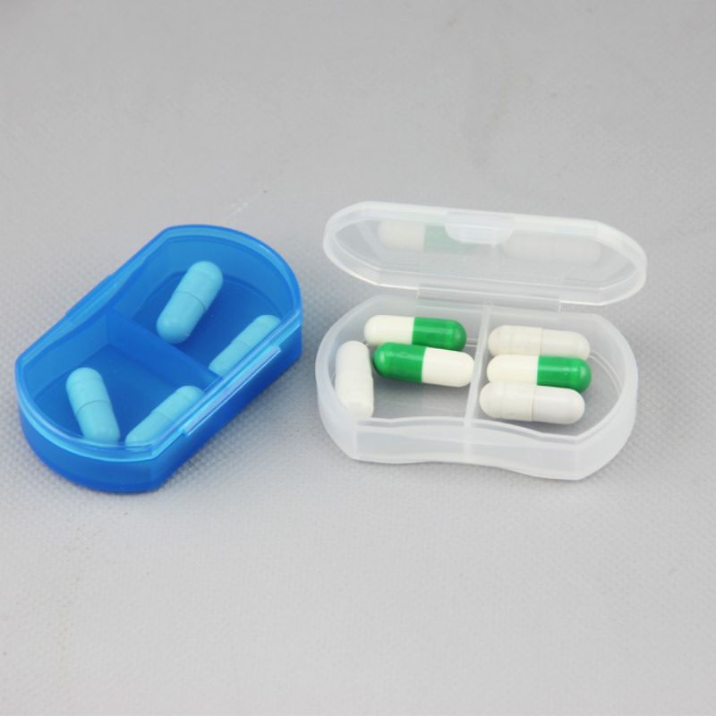 Portable Mini Pill Box Pills Medicine Drugs Case Box Secret Pill Container Tool Pastilleros De Medicinas Pastilleros Blue