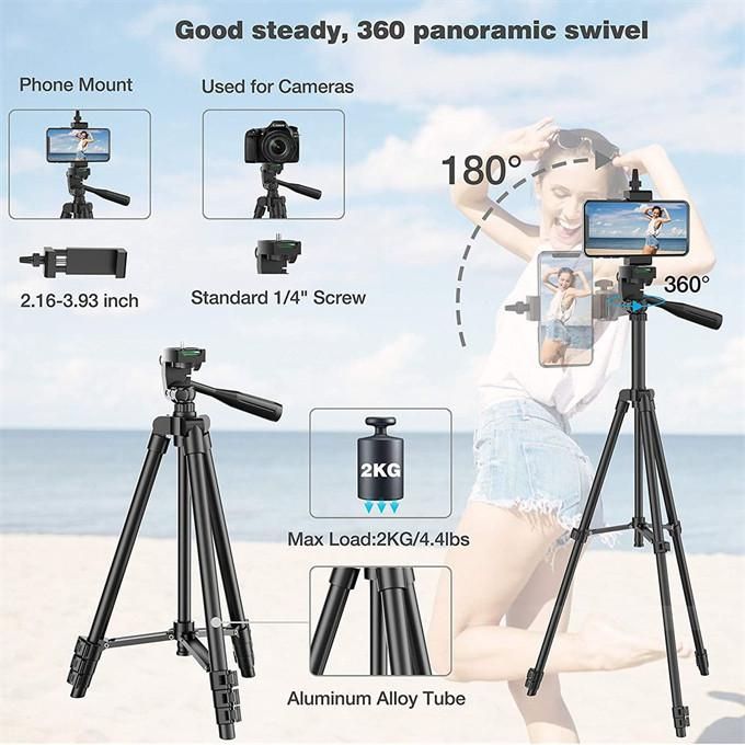 26cm LED ring fill light with mobile phone holder, suitable for live broadcast/makeup/YouTube video/TikTok, compatible with all mobile phones