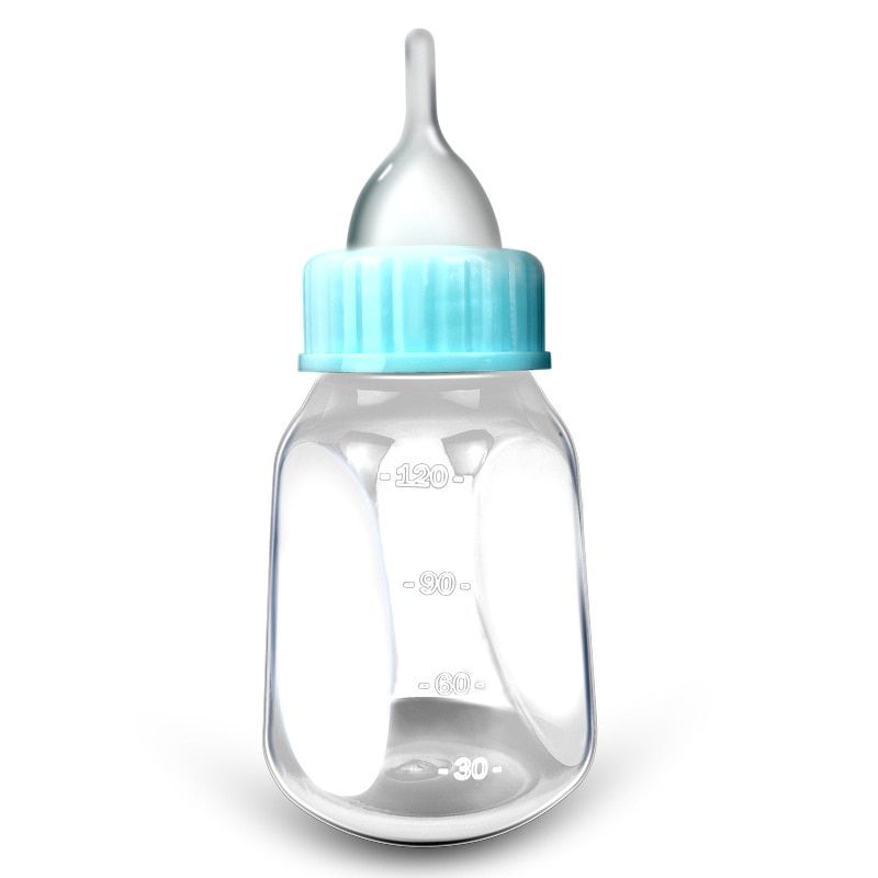 Feeding Bottle Pet Puppy Kitten Silicone  Feeder 120ml Dog Cat Baby Nursing Water Milk Feeder With Cleaning Brush 1 Pcs