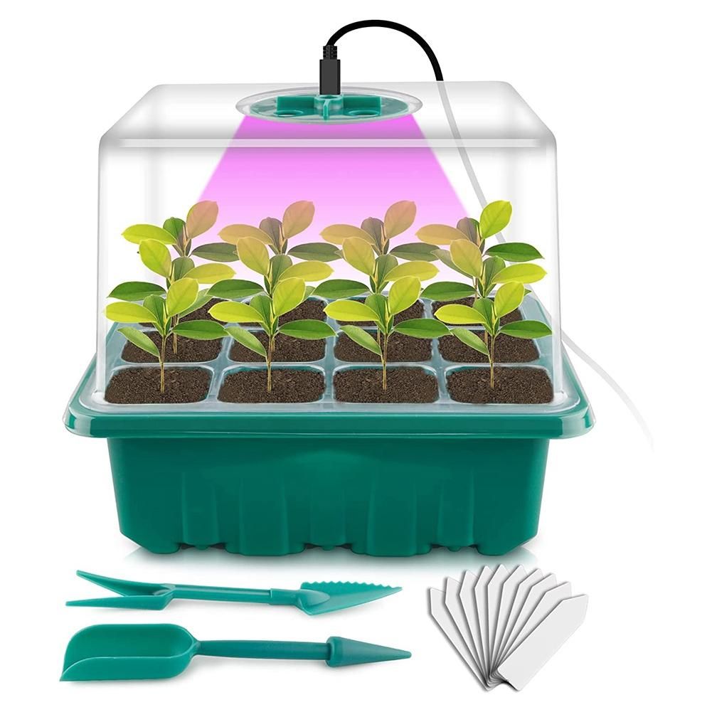 Seed Tray Kit, Plant Germination Starter Kit for Greenhouse