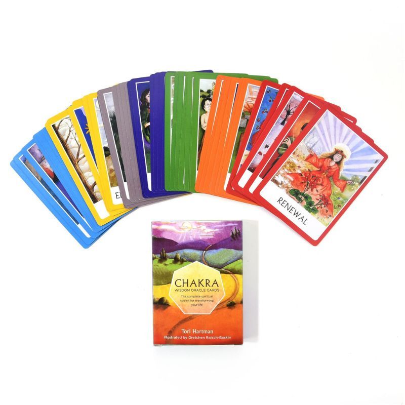 49 Pcs Chakra Wisdom Oracle Cards The Complete Spiritual Toolkit For Transforming Your Life