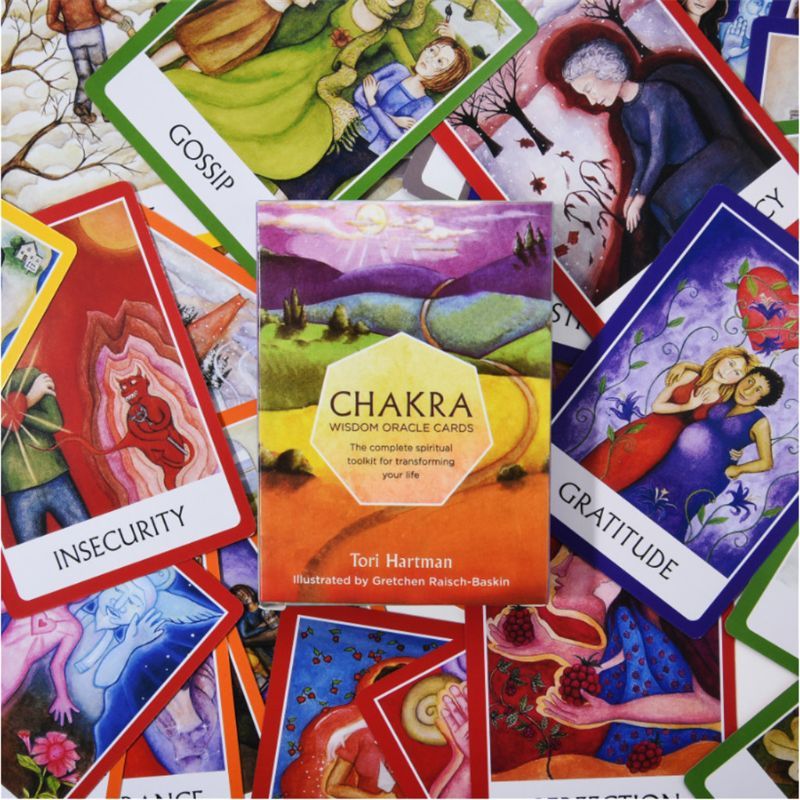49 Pcs Chakra Wisdom Oracle Cards The Complete Spiritual Toolkit For Transforming Your Life