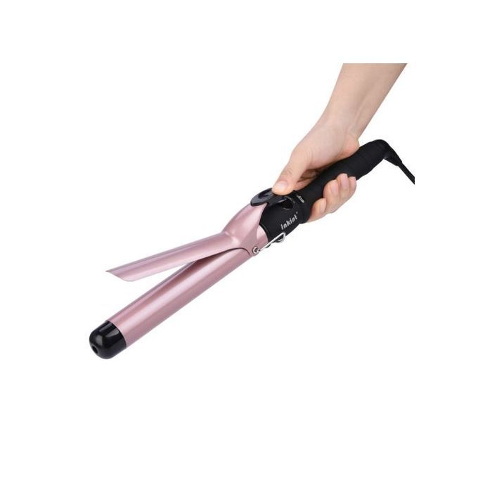 Hair Curler Ceramic Curling Iron Wand LCD Display