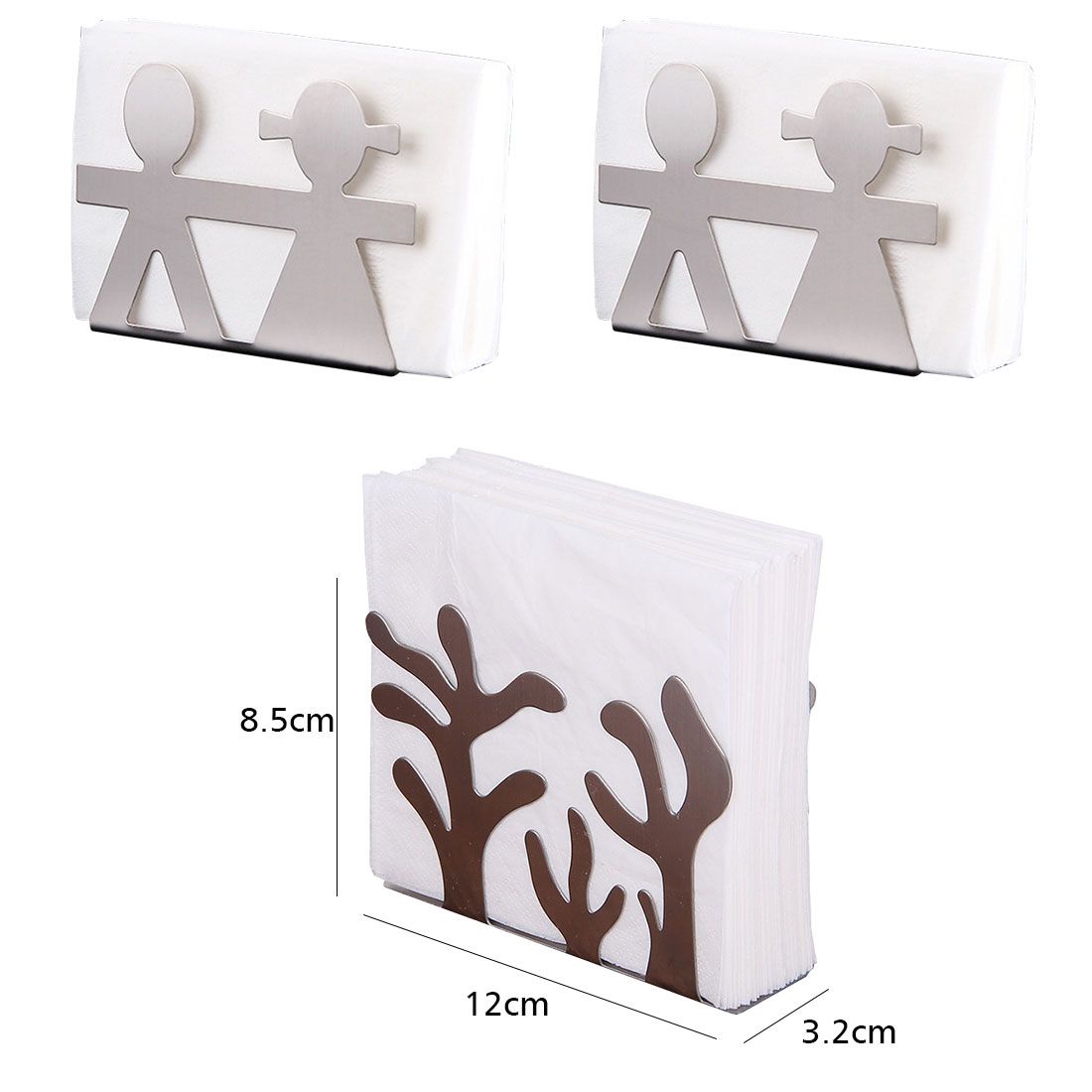 Napkin Rack Box Dispenser Tissue Holder Plants For Home