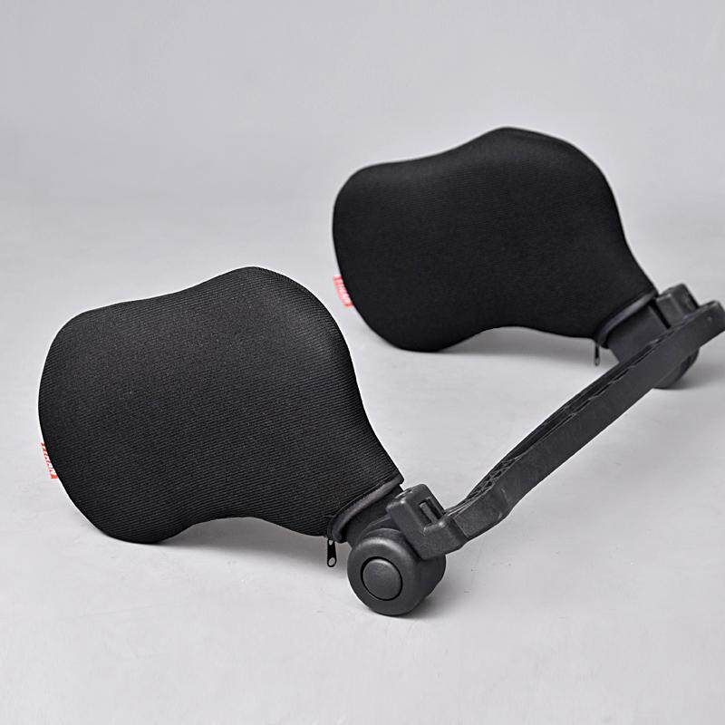 Auto Car Seat Headrest Neck Pillow Rotated Ergonomic Rest Cushion Memory Pillows Black