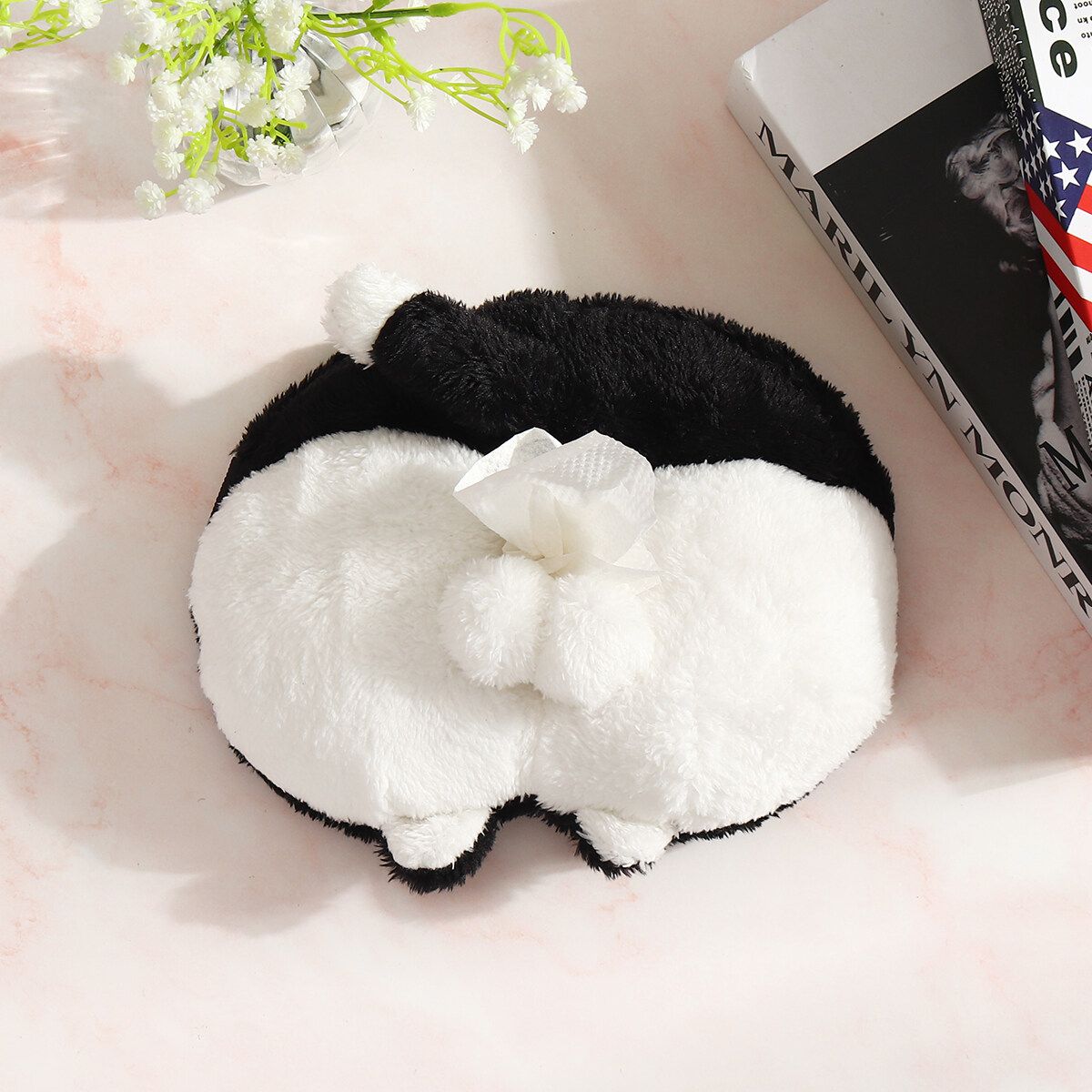Car Cute Corgi Tissue Box Holder Paper Napkin Seat Back Handing Pillow Cat