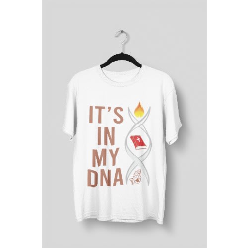 It Is In My DNA Christian T-shirt - White