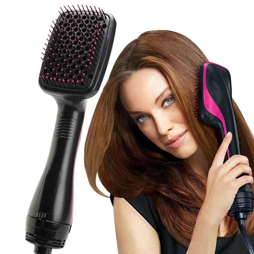3 In 1 Hair Dryer Brush Electric Hair Blower Brush Hot Air Styling Comb Travel Blow Dryer Comb Professional Hairdryer Hairbrush