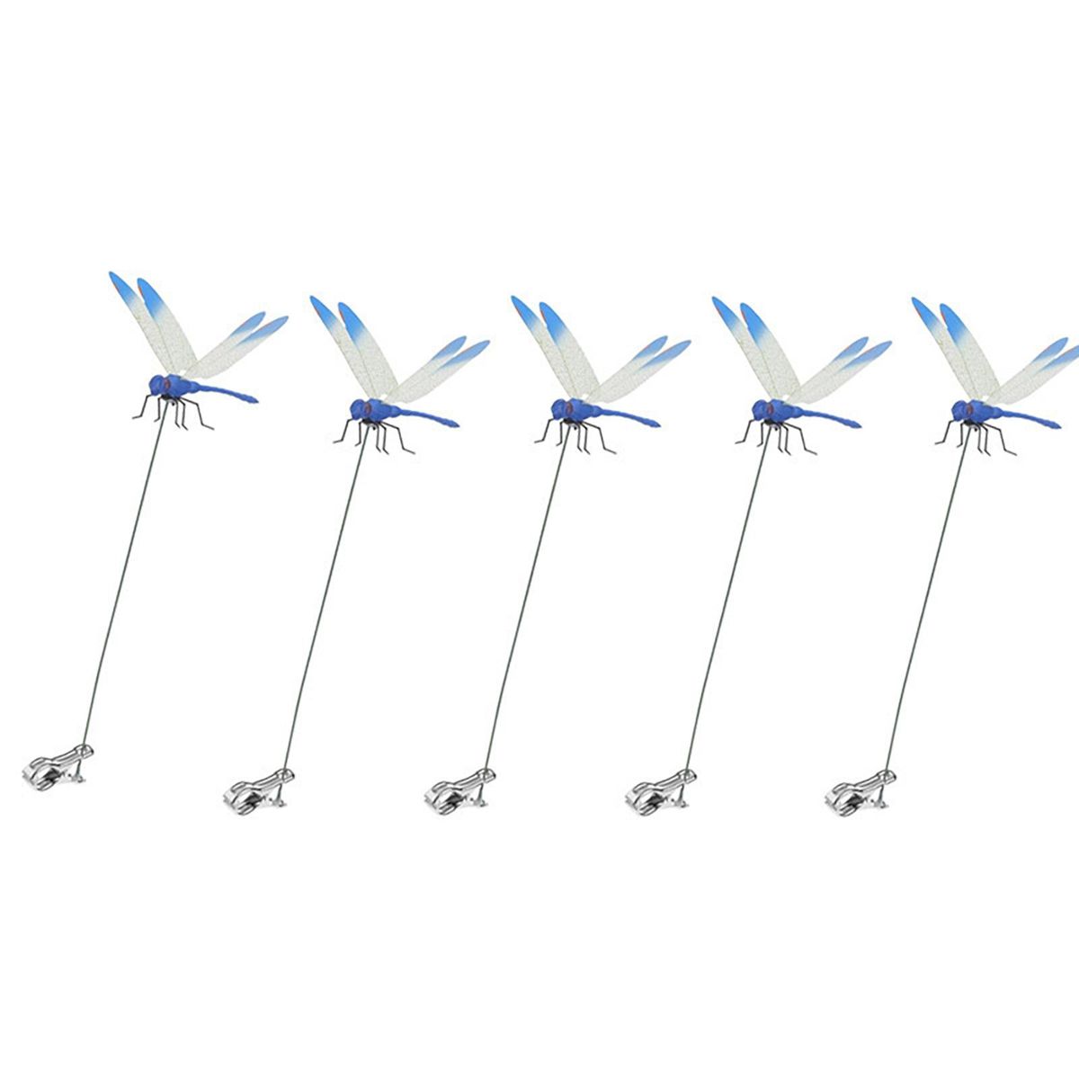 Outdoor Dragonfly Clip Dragonfly Clip Kit 5pcs Weather-resistant Blue