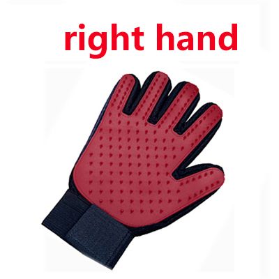 Cat Glove Cat Grooming Glove Pet Brush Glove For Cat Dog Hair Remove Brush Dog Deshedding-Dark Grey