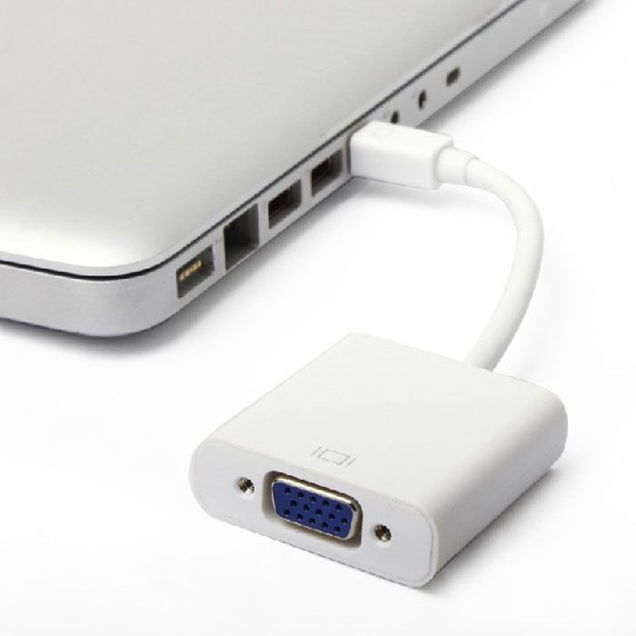 MacBook Air Pro Thunderbolt Mini DisplayPort Display Port Mini DP To VGA Cable Adapter 1080P For HDTV Monitor