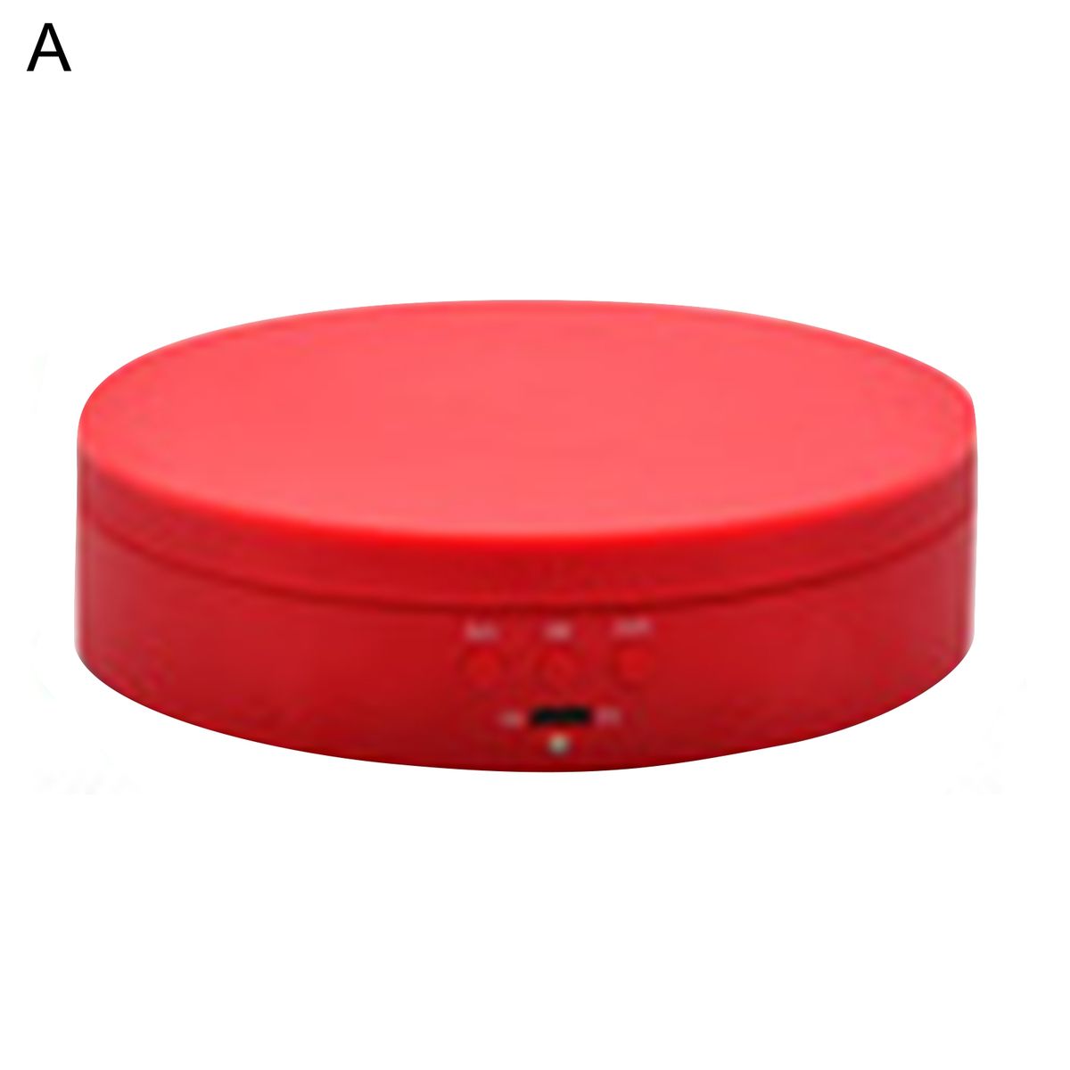 Motorized Turntable Adjustable Speed USB/Battery-Red