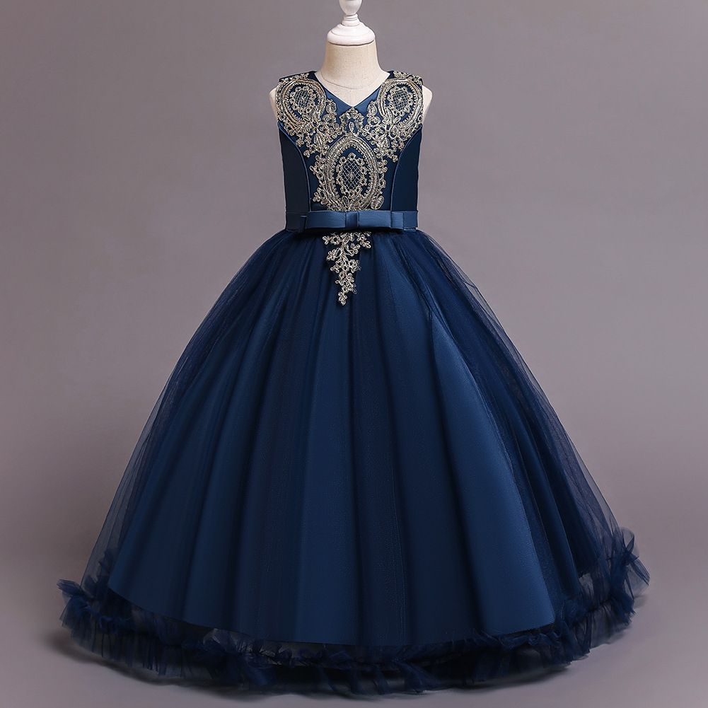 Girl Children Kids New Maxi Birthday Christmas Wedding Dinner Party Princess Dress