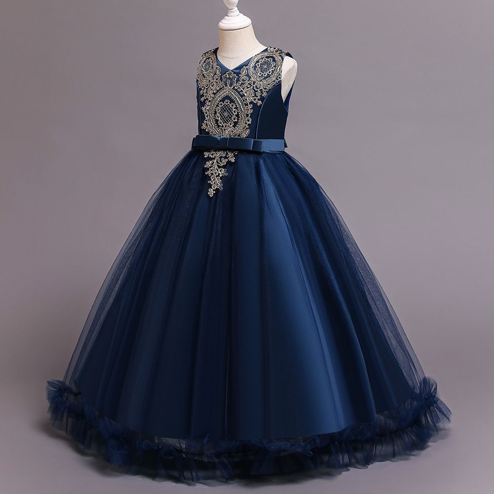Girl Children Kids New Maxi Birthday Christmas Wedding Dinner Party Princess Dress
