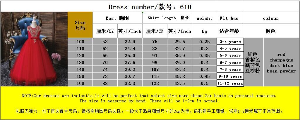 Girl Children Kids New Maxi Birthday Christmas Wedding Dinner Party Princess Dress