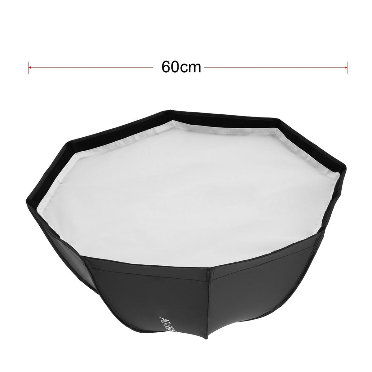 AD-S60S 23.6in/60cm Octagonal Studio Softbox Speedlite Speedlight Diffuser Godox Mount with Grid Carrying Bag Compatible with Godox ML60 and AD300Pro Light for Photography Portrait