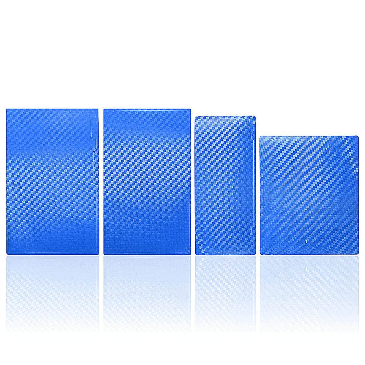 Blue Carbon Fiber Skin Full Wrap Sticker Decal Protector For Nintendo Switch