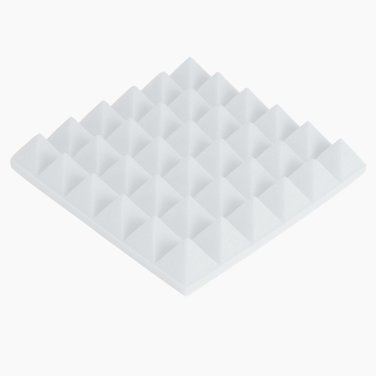 6PCS 30*30*5cm Studio Acoustic Soundproof Foam Sound Absorption Treatment Panel Tile Wedge Protective Sponge For KTV Karaoke White (white)