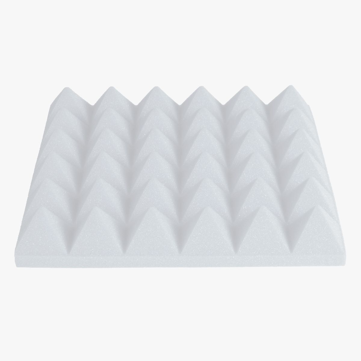 6PCS 30*30*5cm Studio Acoustic Soundproof Foam Sound Absorption Treatment Panel Tile Wedge Protective Sponge For KTV Karaoke White (white)