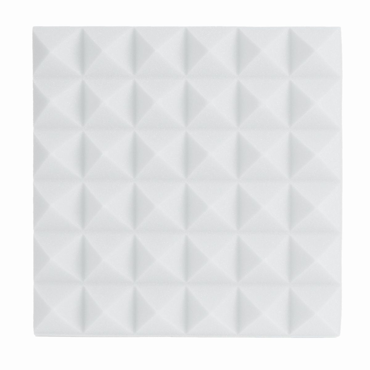 6PCS 30*30*5cm Studio Acoustic Soundproof Foam Sound Absorption Treatment Panel Tile Wedge Protective Sponge For KTV Karaoke White (white)