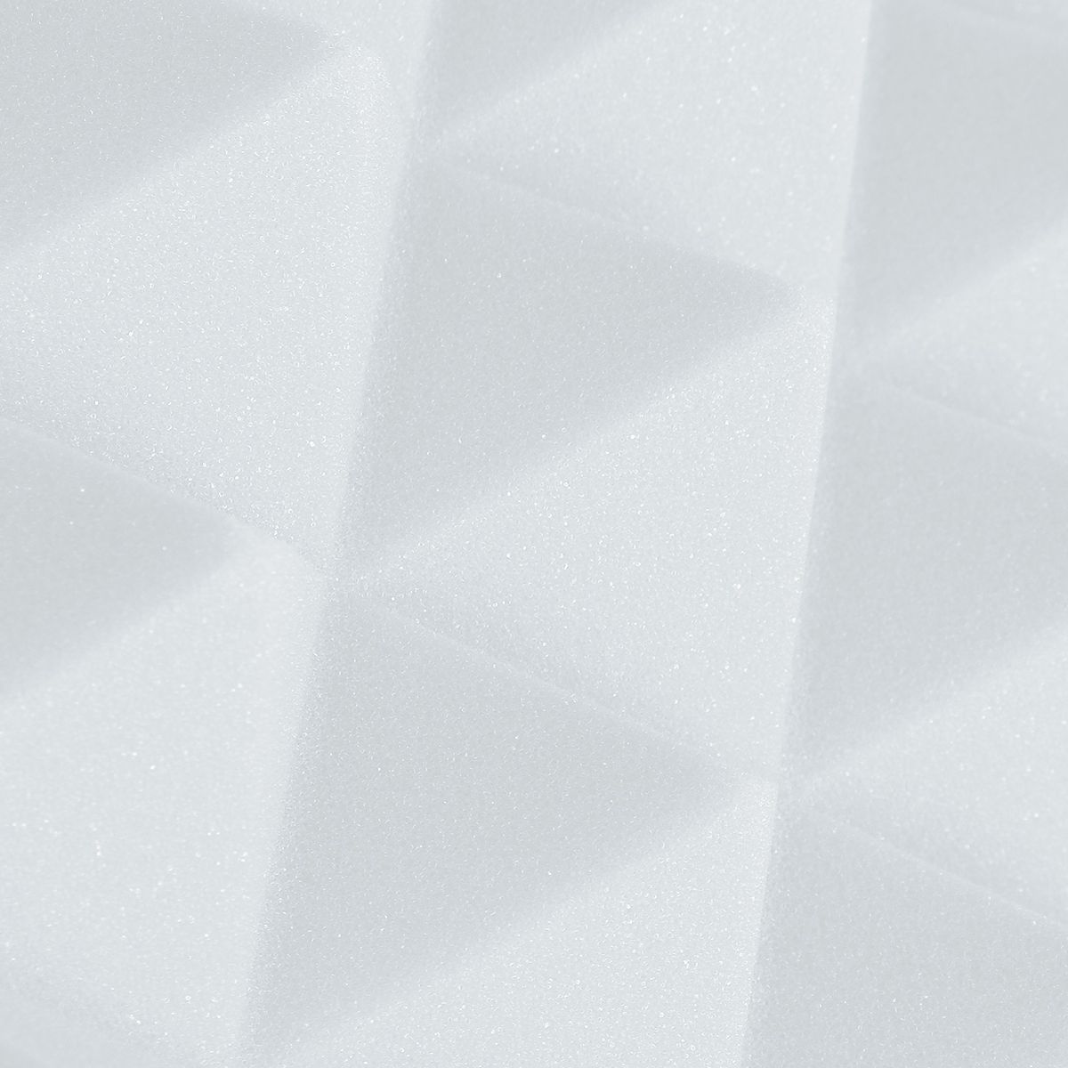 6PCS 30*30*5cm Studio Acoustic Soundproof Foam Sound Absorption Treatment Panel Tile Wedge Protective Sponge For KTV Karaoke White (white)