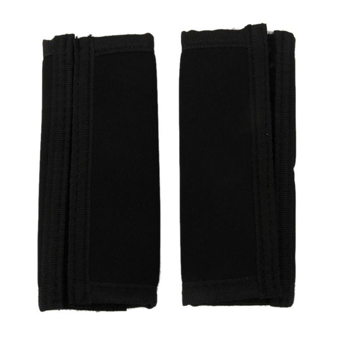 2pc Baby Pram Stroller Front Handle Nylon Fabric Magic Tape Bumper Bar