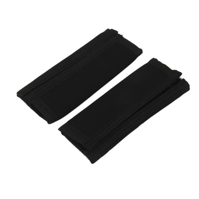 2pc Baby Pram Stroller Front Handle Nylon Fabric Magic Tape Bumper Bar