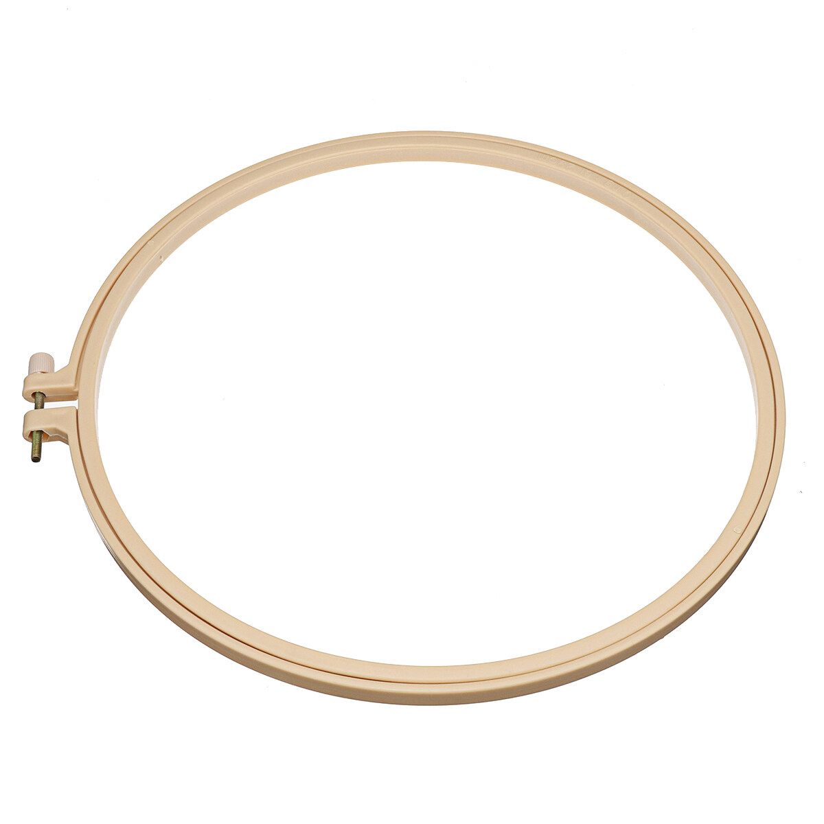 5 Sizes Wooden Bamboo Hand Embroidery Cross Stitch Ring Hoop Frames Plastic 27X27cm